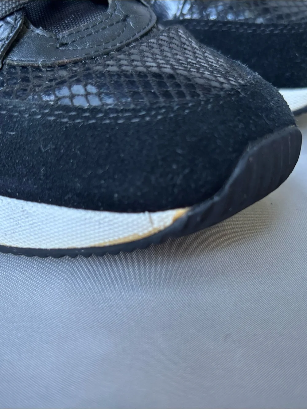 Michael Kors Women’s Black Mixed-Material Sneakers Size 9